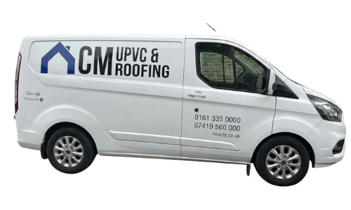 Hallmark Roofing Work Van